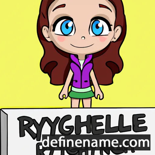 cartoon of the name Rhyleigh