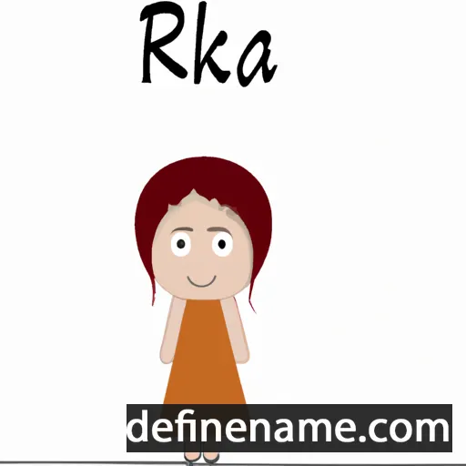 Riaka cartoon