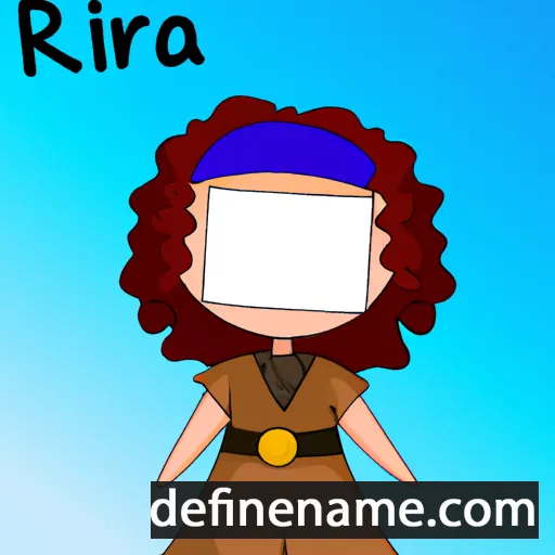 cartoon of the name Riara