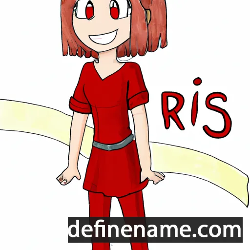 cartoon of the name Rias