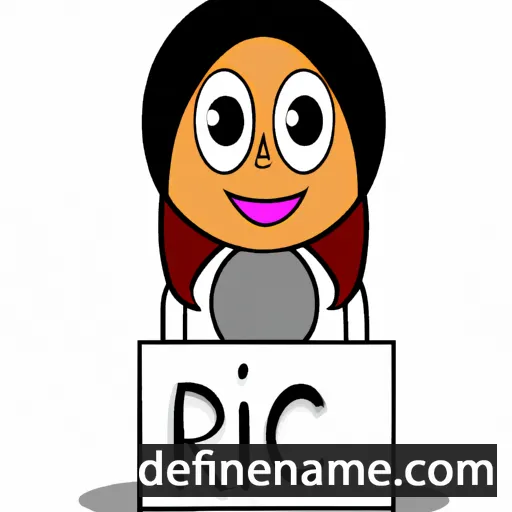 cartoon of the name Rica