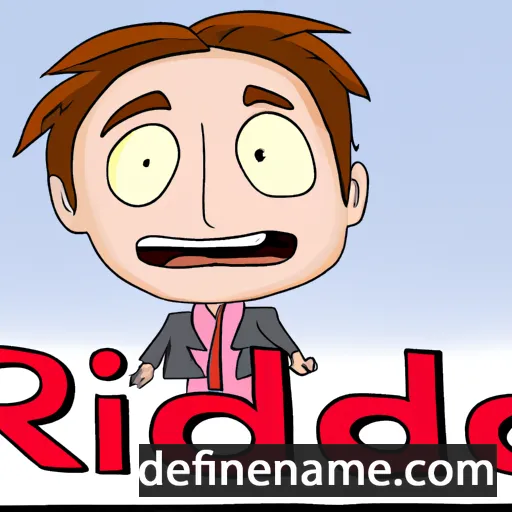 cartoon of the name Riccardu