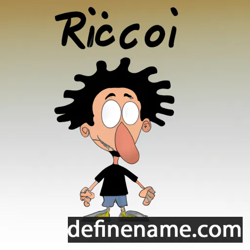 cartoon of the name Ricci