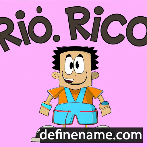 cartoon of the name Ricco