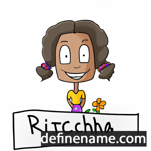 cartoon of the name Richarda