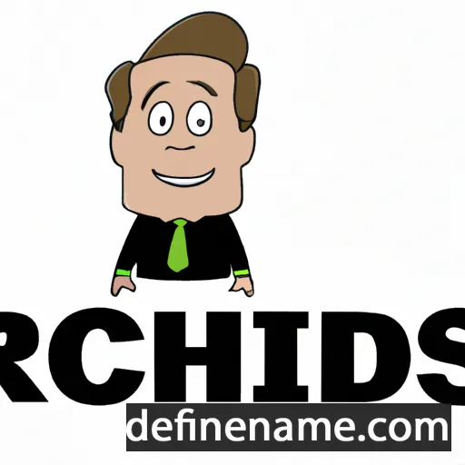 cartoon of the name Richards