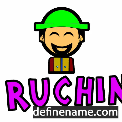 cartoon of the name Richaun