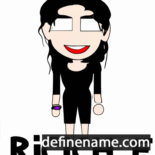 cartoon of the name Richel