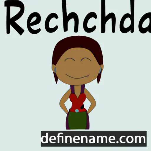 cartoon of the name Richenda