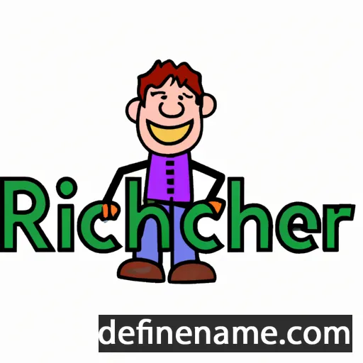 cartoon of the name Richer