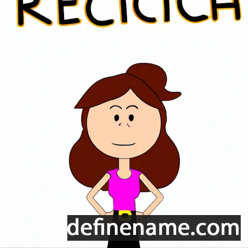 cartoon of the name Richera