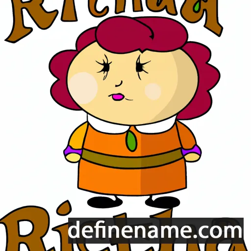 cartoon of the name Richetta