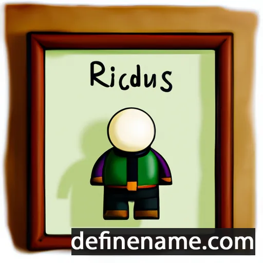 cartoon of the name Richildis