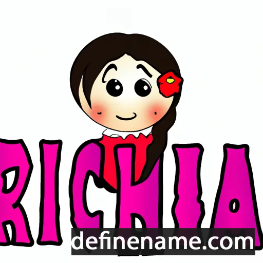 cartoon of the name Richiza