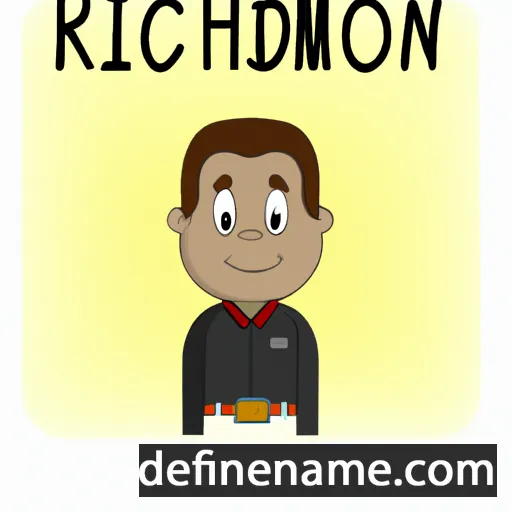 cartoon of the name Richmond