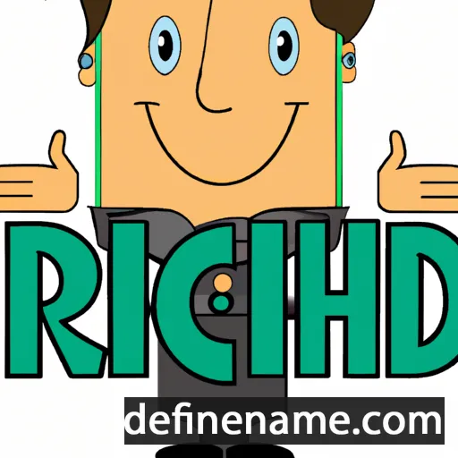 cartoon of the name Richold