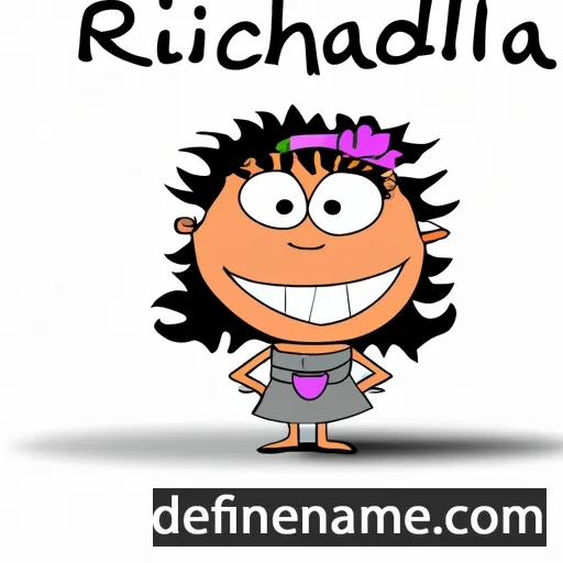 cartoon of the name Richolda