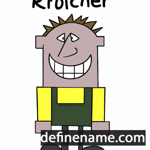 cartoon of the name Richomer