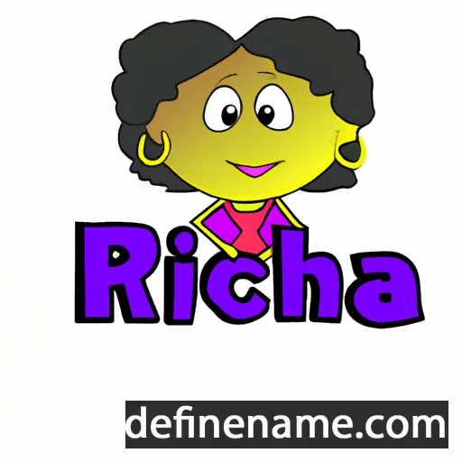 cartoon of the name Richza