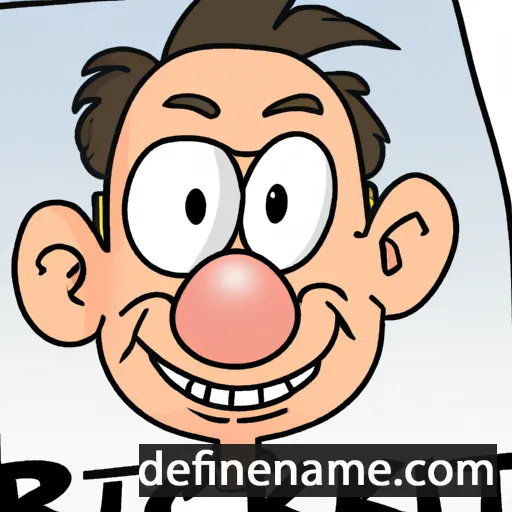 cartoon of the name Rickert