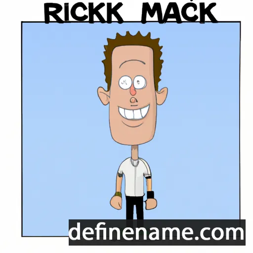 Rickmay cartoon