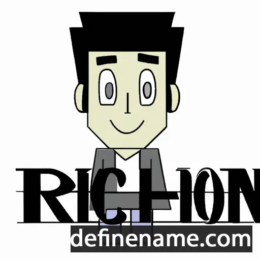 cartoon of the name Ricoh