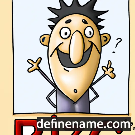 cartoon of the name Riczi