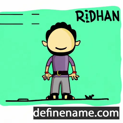 Ridhan cartoon