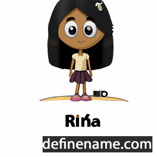 cartoon of the name Ridhima