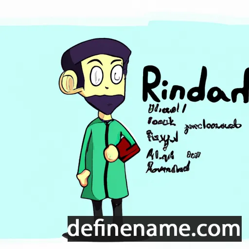 cartoon of the name Ridjimiraril