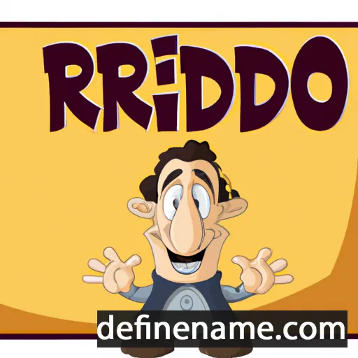 cartoon of the name Ridorfo