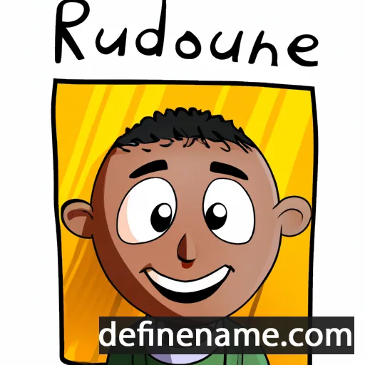 cartoon of the name Ridouane