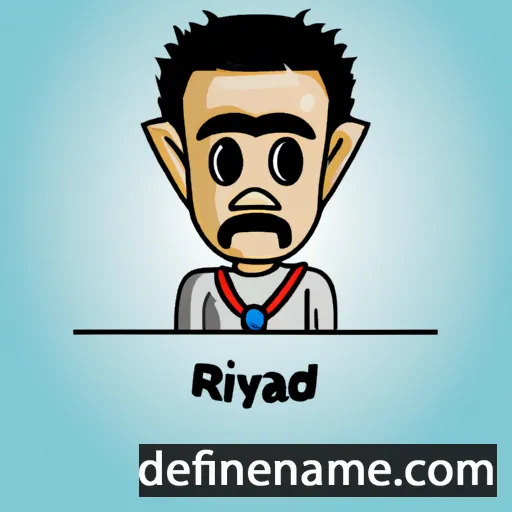 cartoon of the name Ridvan