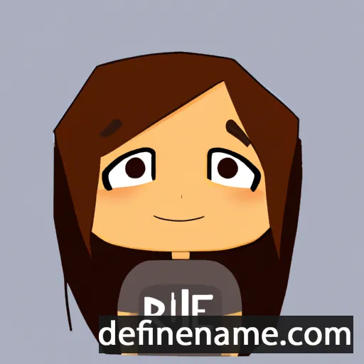 cartoon of the name Rie