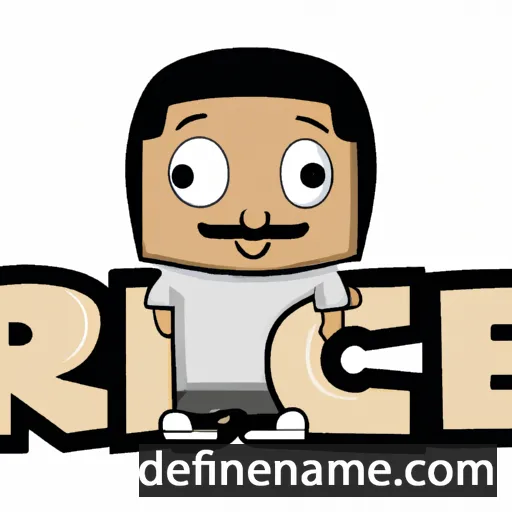 cartoon of the name Riece