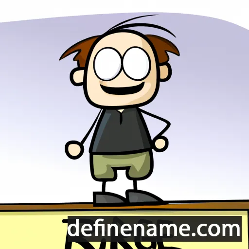 cartoon of the name Riefge