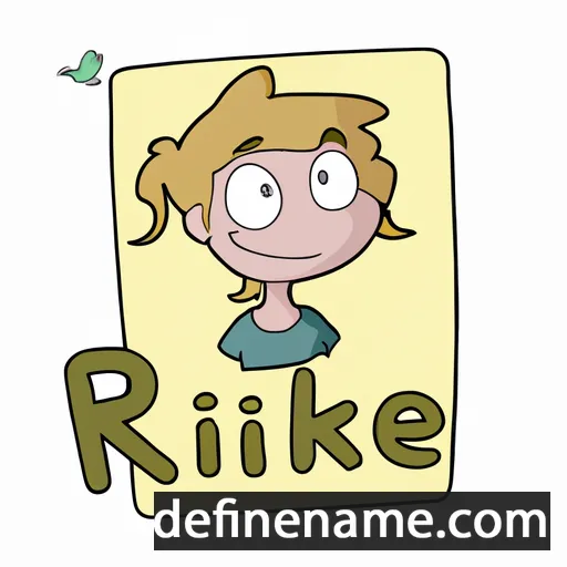 Rieke cartoon