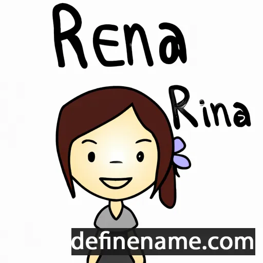 cartoon of the name Riena