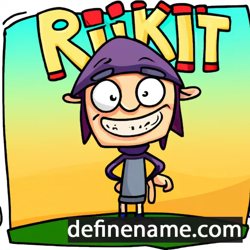 cartoon of the name Rietrikki