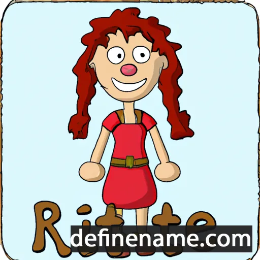 cartoon of the name Riette