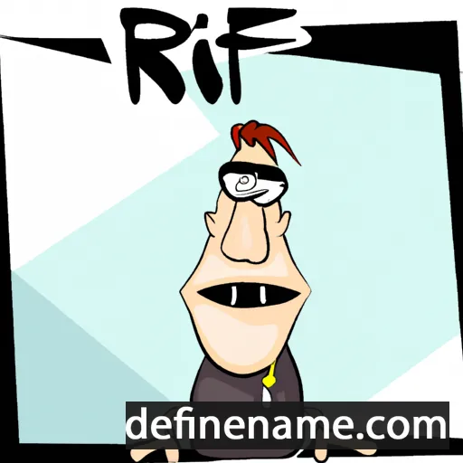 cartoon of the name Riff