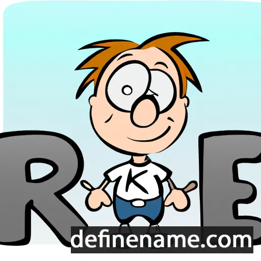 cartoon of the name Rifke