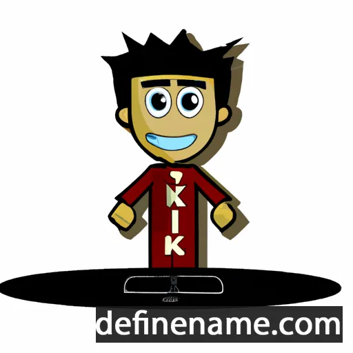 cartoon of the name Rifky