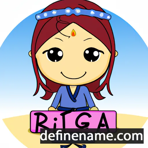 cartoon of the name Rifqa