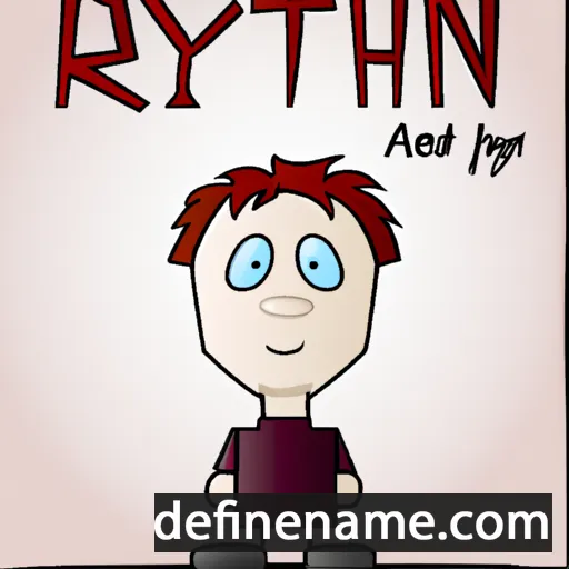 cartoon of the name Riftyn