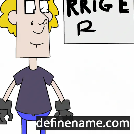 cartoon of the name Rig