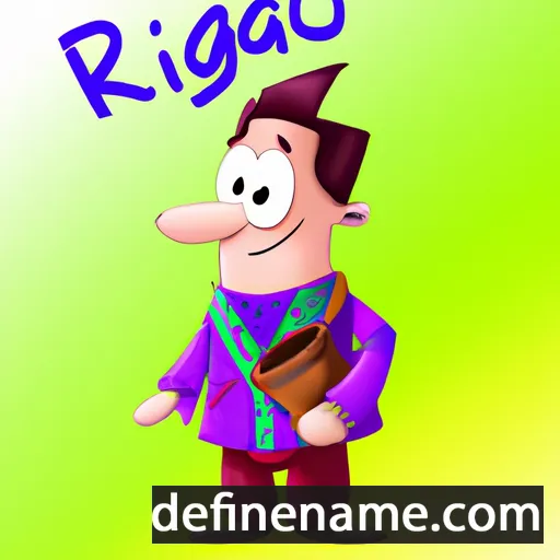 cartoon of the name Riginos