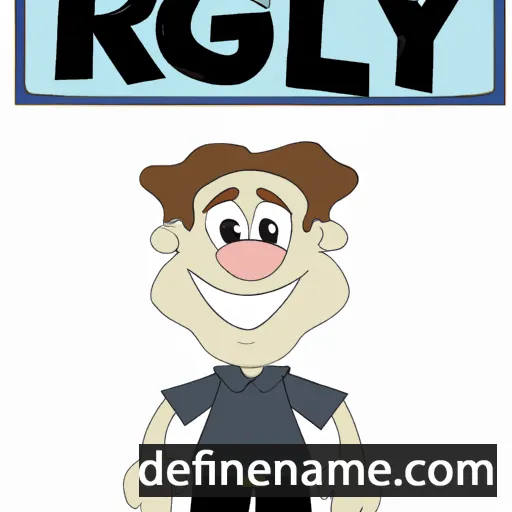 cartoon of the name Rigley