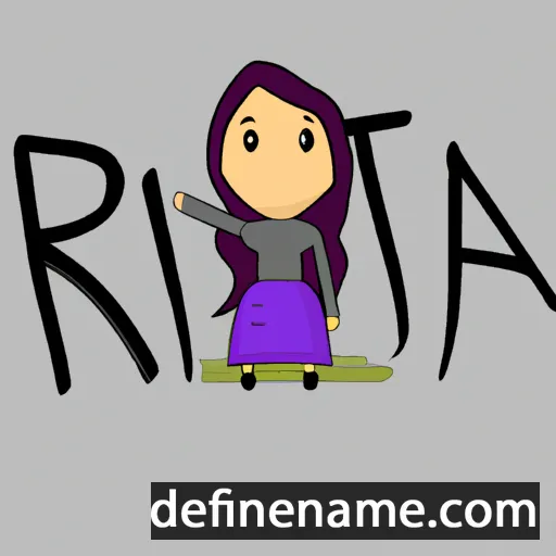 Ríta cartoon