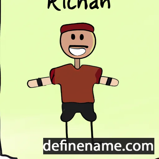 cartoon of the name Rîhan